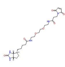  [CAS 305372-39-8]；N-Biotinyl-N＇-(3-Maleimidopropionyl)-3,6-Dioxaoctane-1,8-Diamine；生物素-二聚乙二醇-酰胺-馬來(lái)酰亞胺