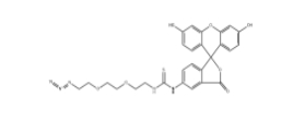 CAS號：1146195-72-3，熒光素-PEG2-疊氮化物，F(xiàn)luorescein-thiourea-PEG2-azide