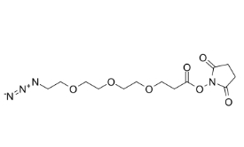 cas:1245718-89-1，Azido-PEG3-NHS ester，疊氮-三聚乙二醇-琥珀酰亞胺酯