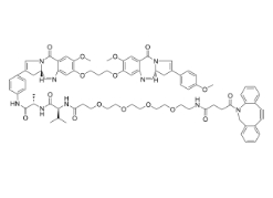 CAS:2241644-09-5，DBCO-PEG4-VA-SG3132，二苯基環(huán)辛炔-四聚乙二醇-VA-SG3132