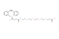 cas:1537170-85-6，DBCO-CONH-PEG4-acid，二苯并環(huán)辛炔-CONH-四聚乙二醇-羧酸