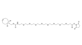 endo-BCN-PEG8-NHS ester，cas:1608140-48-2，endo-環(huán)丙烷環(huán)辛炔-八聚乙二醇-羥基琥珀酰亞胺酯
