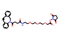 DBCO-PEG3-CH2CO-NHS ester，cas:2249926-63-2
