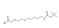 Boc-NH-PEG3-CH2COOH，462100-06-7，5,8,11-三氧雜-2-氮雜十三烷二酸-1-叔丁酯