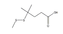 cas:796073-55-7，4-Methyl-4-(methyldisulfanyl)pentanoic acid，4-甲基-4-(甲基二硫烷基)戊酸