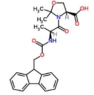 cas:252554-78-2，F(xiàn)moc-Ala-Ser (Psi(Me,Me)pro)-OH，(4S)-3-[(2S)-2-[[(9H-芴-9-甲氧基)羰基]氨基]-1-氧代丙基]-2,2-二甲基-4-惡唑烷羧酸