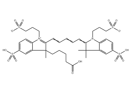 Alexa Fluor 647 Acid，水溶性熒光標(biāo)記染料，2090339-69-6
